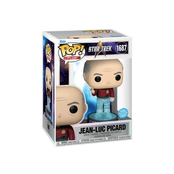 Funko POP Plus Star Trek - Jean-Luc Picard Glitter 1687 Vinyl Figure 