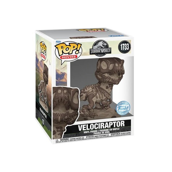 Funko POP Movies Jurassic World - Velociraptor 1733 Super-sized 6" Vinyl Figure Special Edition