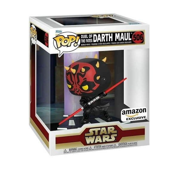 Funko POP Star Wars - Duel of Fates: Darth Maul 506 Supersized 6" Bobble-Head Amazon Exclusive