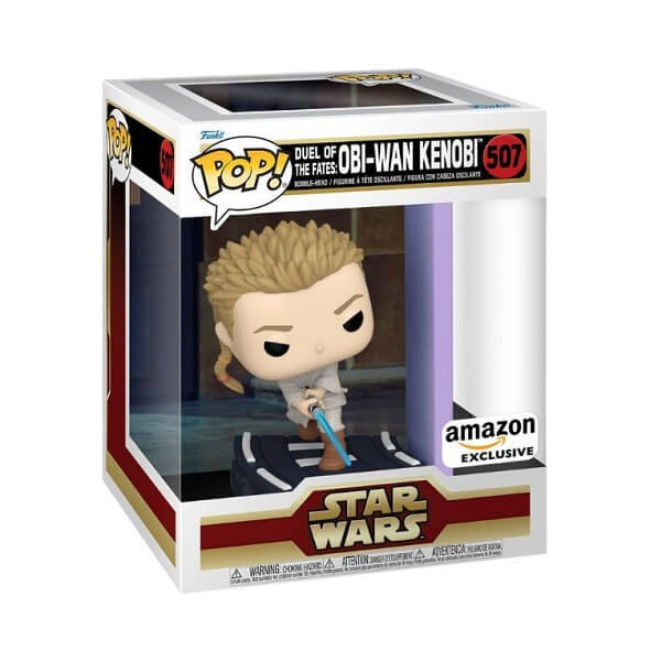 Funko POP Star Wars - Duel of Fates: Obi Wan Kenobi 507 Supersized 6" Bobble-Head Amazon Exclusive