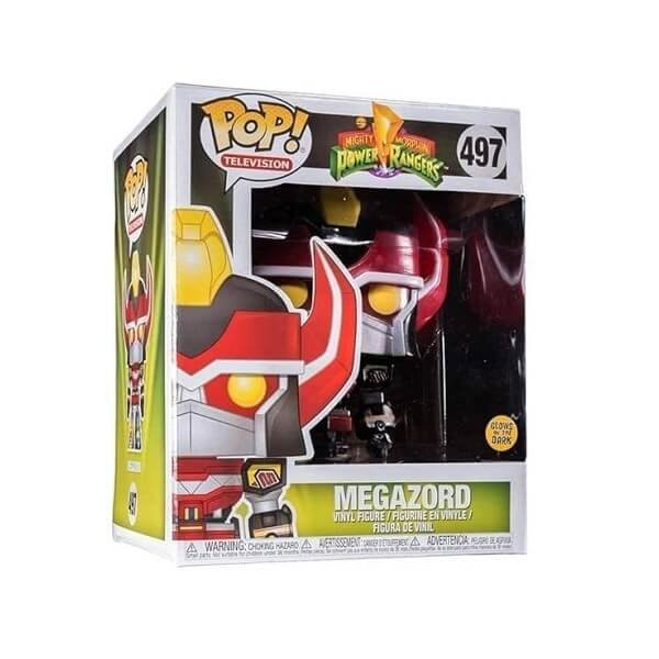 Funko POP Television Power Rangers - Megazord GitD 497 Supersized 6" Vinyl Figure