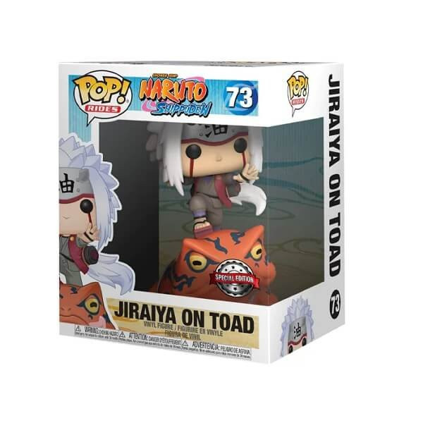 Funko POP Rides Naruto Shippuden - Jiraiya on Toad 73 Vinyl Figure Special Edition