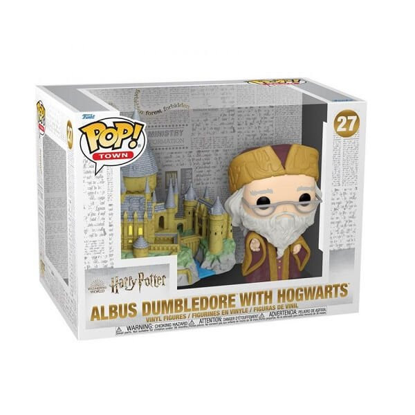 Funko POP Town Harry Potter - Albus Dumbledore With Hogwarts 27 Vinyl Figure