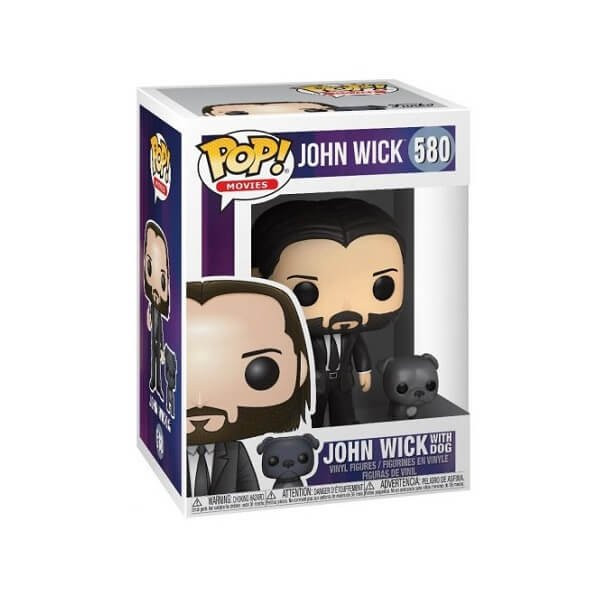 Funko POP Movies John Wick - John Wick with Dog 580 Vinyl Figure