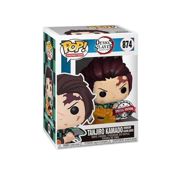 Funko POP Animation Demon Slayer - Tanjiro Kamado (Hinokami Kagura Dance) 874 Vinyl Figure Special Edition