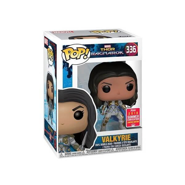Funko POP Marvel Thor: Ragnarok - Valkyrie 336 Bobble-Head 2018 Summer Convention Exclusive