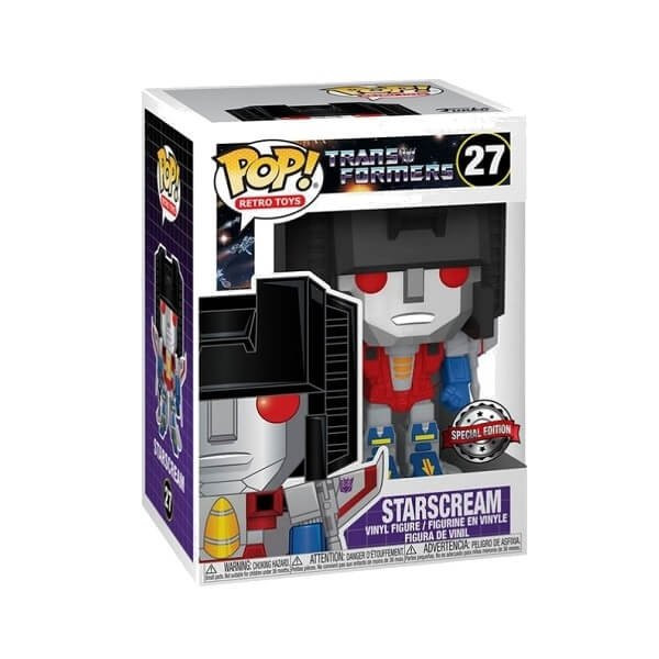 Funko POP Retro Toys Transformers - Starscream 27 Vinyl Figure Special Edition 