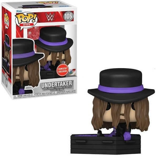 Funko POP WWE - Undertaker 106 Vinyl Figure GameStop Exclusive 