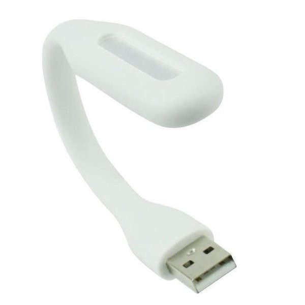 Mini Ευλύγιστο Φωτιστικό Laptop USB COB LED Μεγάλης Φωτεινότητας - Άσπρο