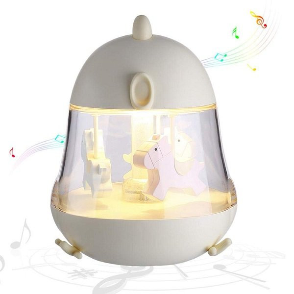 Παιδικό Φωτιστικό Καρουζέλ Με Μουσική - Cute Chick - Κίτρινο