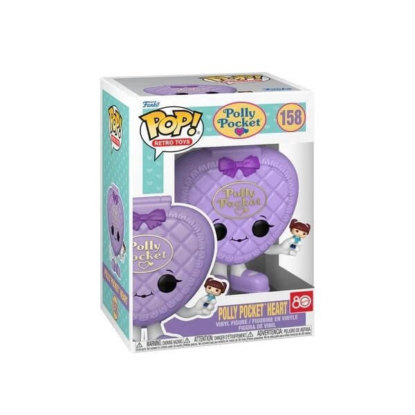 Funko POP Retro Toys Polly Pocket - Polly Pocket Heart 158 Vinyl Figure