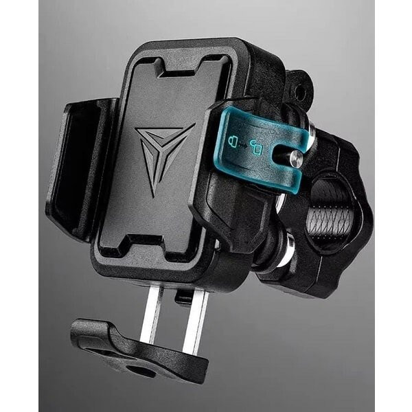 Βάση Κινητού Μοτοσυκλέτας με Σύστημα Στήριξης για Τιμόνι - Μαύρο