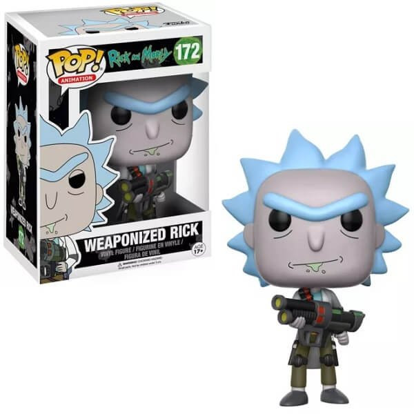 Funko POP Animation Rick and Morty - Weaponized Rick 172 Vinyl Figure