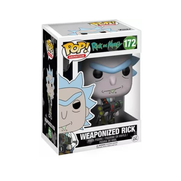 Funko POP Animation Rick and Morty - Weaponized Rick 172 Vinyl Figure