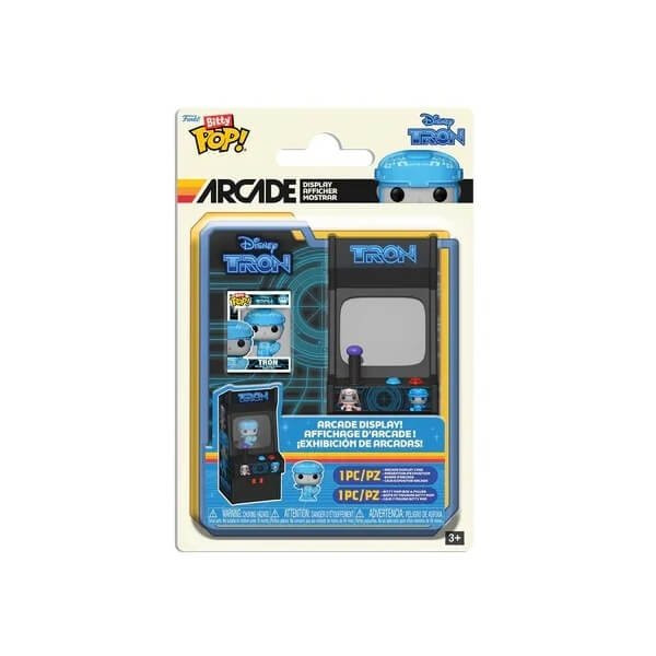 Funko POP Bitty POP Arcade Display - Tron Vinyl Figure