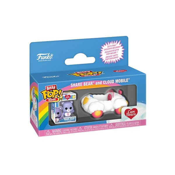Funko Bitty POP Rides Care Bears - Share Bear and Cloud Mobile Vinyl Figure 