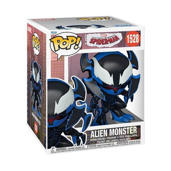 Funko POP Marvel Your Friendly Neighborhood Spider-Man - Alien Monster 1528 Bobble-Head
