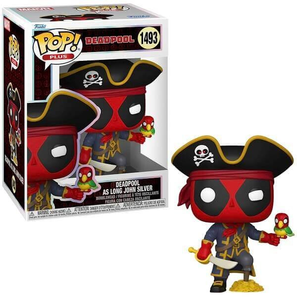 Funko POP Plus Marvel Deadpool - Deadpool As Long John Silver 1493 Bobble-Head