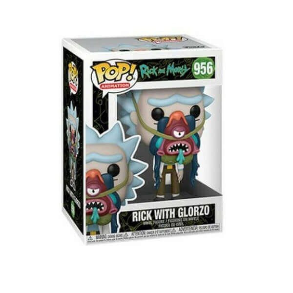 Funko POP Animation Rick and Morty - Rick with Glorzo 956 Vinyl Figure