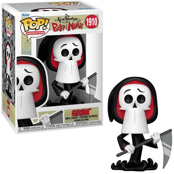 Funko POP Animation The Grim Adventures of Bitty and Mandy - Grim 1910 Vinyl Figure 