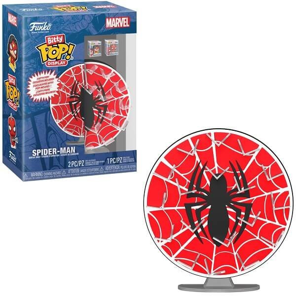 Funko Bitty POP! Display Marvel - Spider-Man Display Shelf με Δύο Exclusive Bitty POP Vinyl Figures