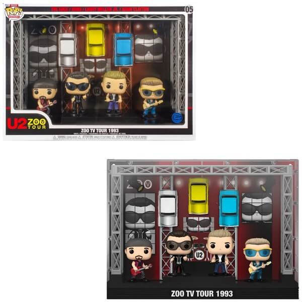 Funko POP Deluxe Moment U2 - Zoo TV Tour 1993 05 Vinyl Figures Special Edition