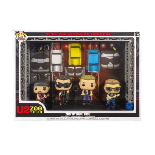 Funko POP Deluxe Moment U2 - Zoo TV Tour 1993 05 Vinyl Figures Special Edition