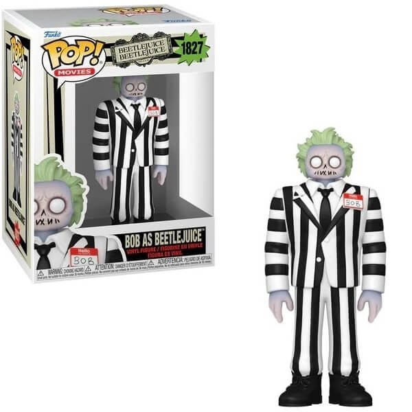 Funko POP Movies Beetlejuice Beetlejuice - BOB as Beetlejuice 1827 Vinyl Figure