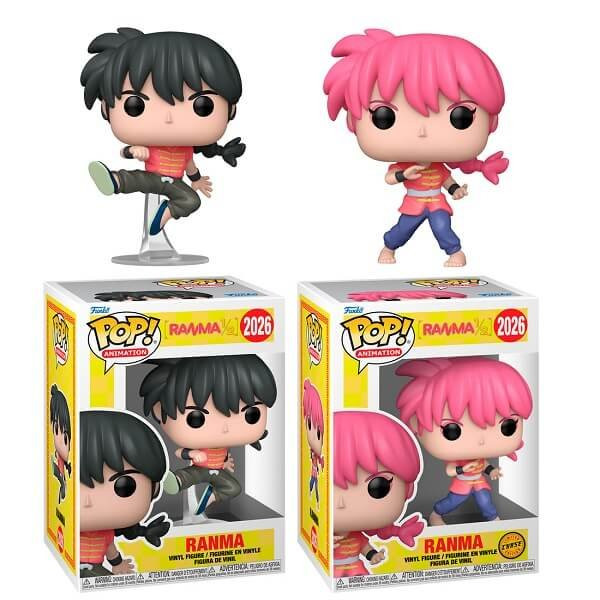 Funko POP Animation Bundle of 2 Ranma 1/2 - Ranma & Chase 2026 Vinyl Figures