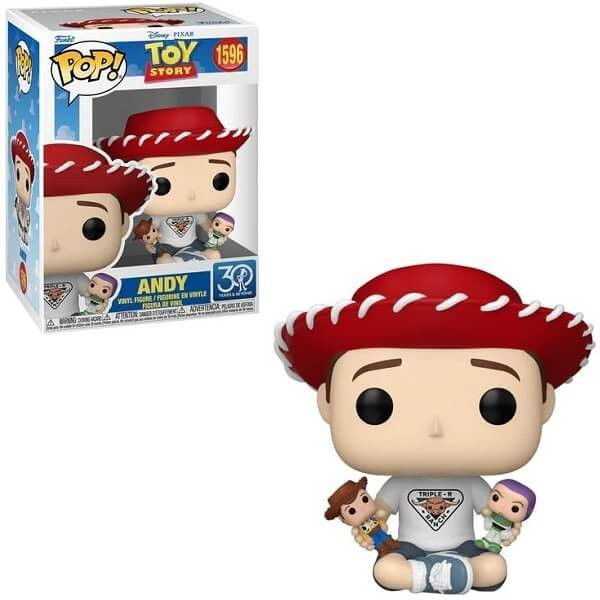 Funko POP Disney Toy Story 30th Anniversary - Andy 1596 Vinyl Figure