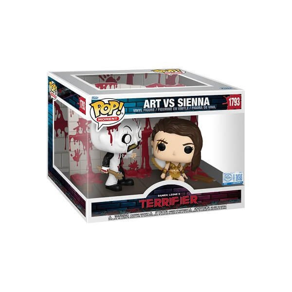 Funko POP Moment Movies Terrifier - Art vs. Sienna 1793 Vinyl Figure Special Edition