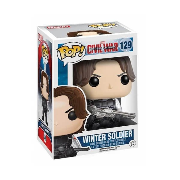 Funko POP Movies Captain America Civil War - Winter Soldier 168 Bobble-Head