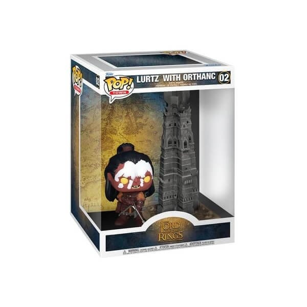 Funko POP Town The Lord of the Rings - Lurtz with Orthanc 02 Vinyl Figure