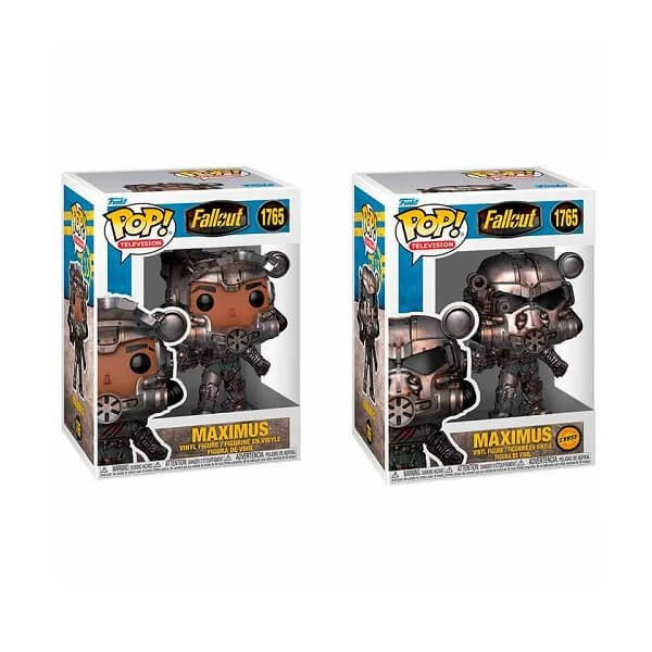 Funko POP Television Bundle of 2 Fallout - Maximus & Chase 1765 Vinyl Figures