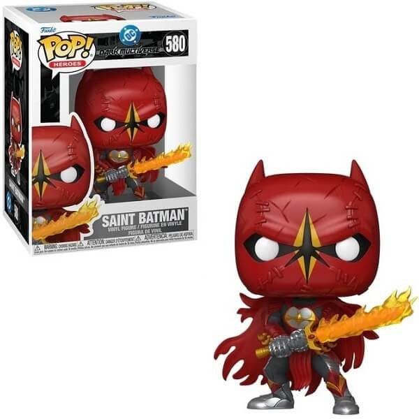 Funko POP Heroes DC Dark Multiverse - Saint Batman 580 Vinyl Figure 