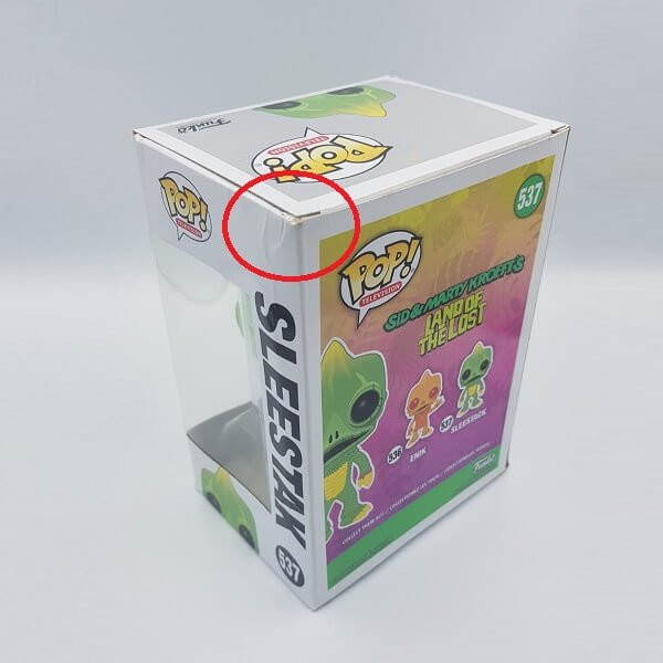 Funko POP Television Land of the Lost - Sleestak 537 Vinyl Figure 2017 Fall Convention Exclusive Damaged Box