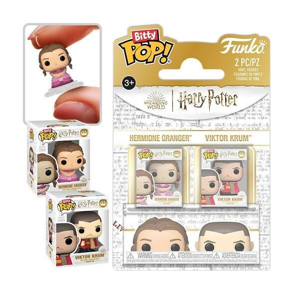 Funko Bitty POP Harry Potter - Hermione Gringer & Viktor Krum 2-pack Vinyl Figures