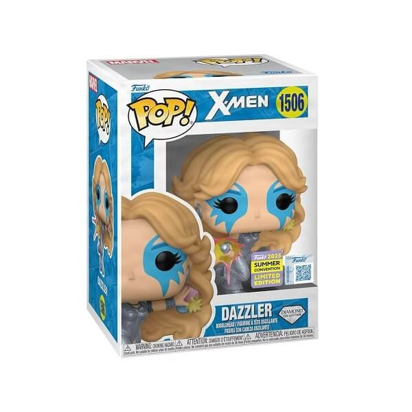 Funko POP Marvel X-Men - Dazzler Diamond 1506 Bobble-Head 2025 Summer Convention Exclusive
