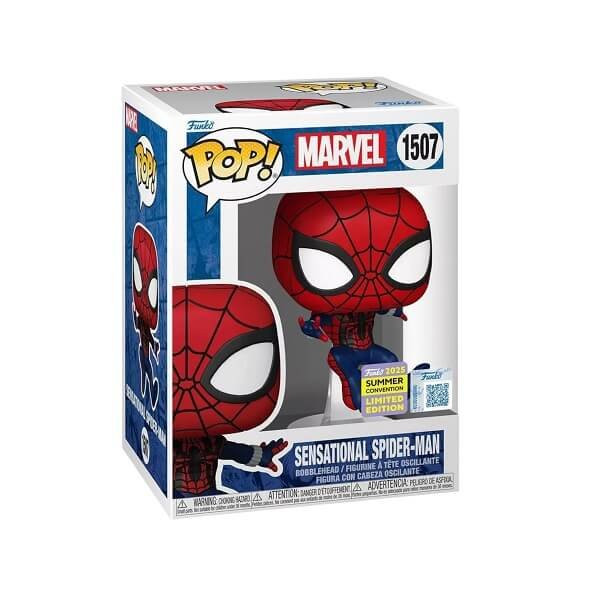 Funko POP Marvel - Sensational Spider-Man 1507 Bobble-Head 2025 Summer Convention Exclusive