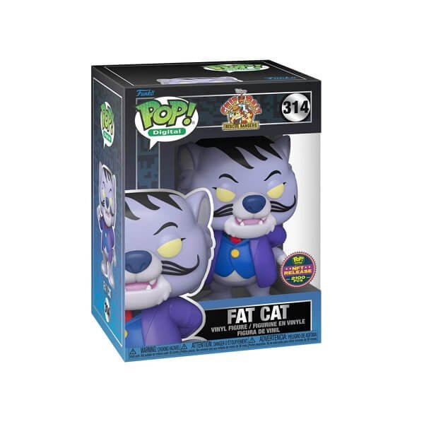 Funko POP Digital Chip 'n Dale: Rescue Rangers - Fat Cat 288 Vinyl Figure NFT Release 2100pcs 