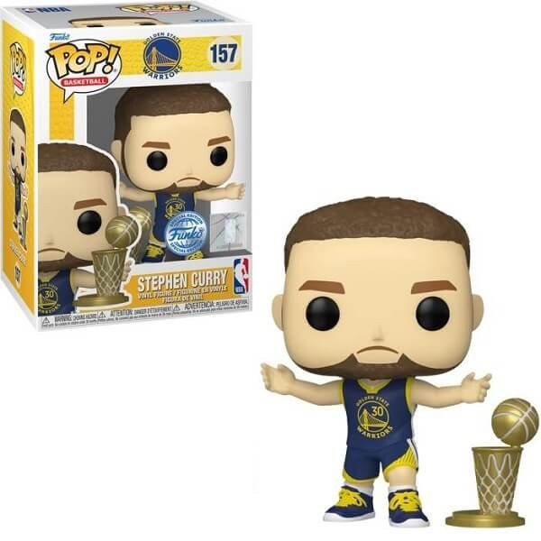 Funko POP Basketball Golden State Warriors - Stephen Curry 157 Vinyl Figure Special Edition