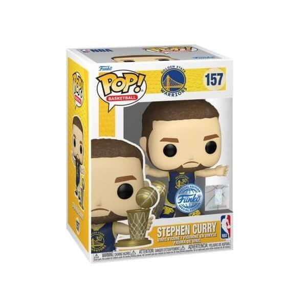 Funko POP Basketball Golden State Warriors - Stephen Curry 157 Vinyl Figure Special Edition