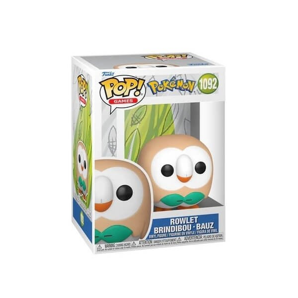 Funko POP Games Pokemon - Rowlet 1092 Vinyl Figure