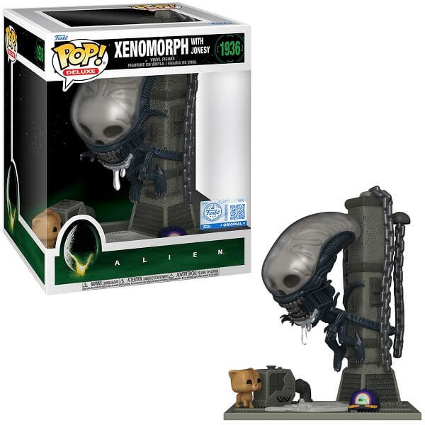 Funko POP Deluxe Alien - Xenomorph With Jonesy 1936 Vinyl Figure Special Edition