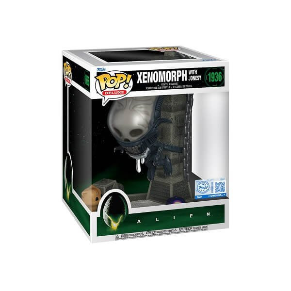 Funko POP Deluxe Alien - Xenomorph With Jonesy 1936 Vinyl Figure Special Edition