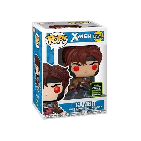 Funko POP Marvel X-Men - Gambit 553 Bobble-Head ECCC 2020 Exclusive