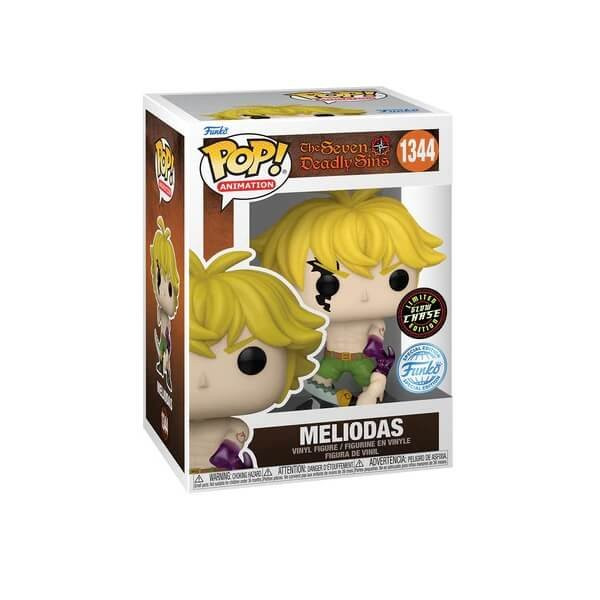 Funko POP Animation The Seven Deadly Sins - Meliodas GitD Chase 1344 Vinyl Figure Special Edition