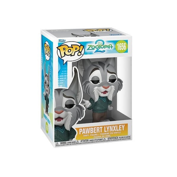 Funko POP Disney Zootopia 2 - Pawbert Lynxley 1656 Vinyl Figure