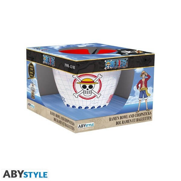 ABYstyle Κεραμικό Μπολ για Ράμεν με Ξυλάκια - One Piece 370 ml