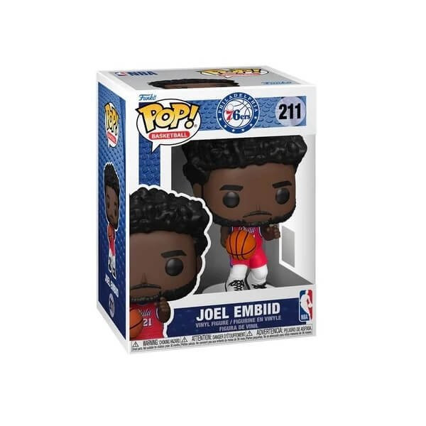 Funko POP Basketball Philadelphia 76ers - Joel Embiid 211 Vinyl Figure